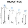 Outdoor Bird Feeders Station with Hook for Garden Bird Enthusiasts Iron Stake Add Aesthetic To Garden Courtyards Lawns