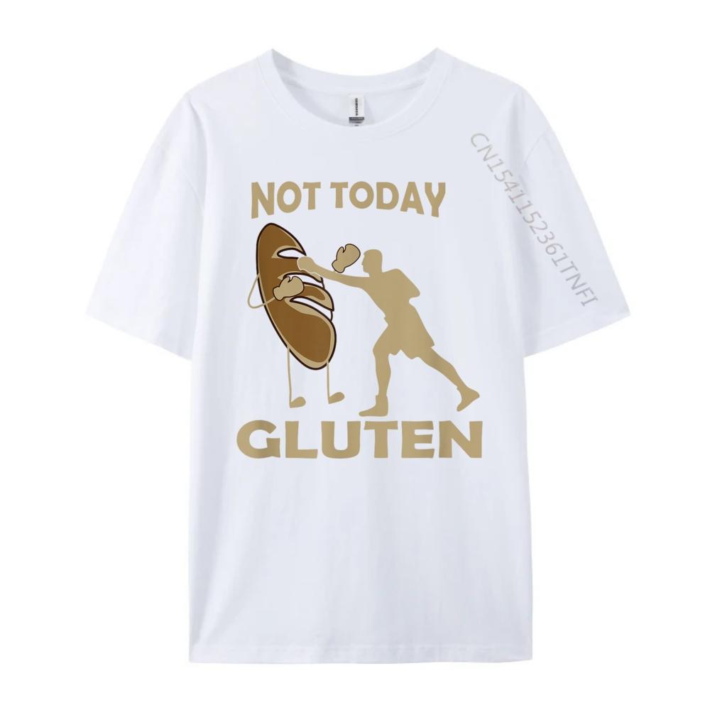 Gluten Free Funny Not Today Gluten Clothing Spring T Shirt Men Valentines Day
