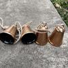 Styleonme Decorative Bells, Christmas Bells, Metal Indoor and Outdoor Blessing Bells, 4-Piece Set of Harmonious Bells, Vintage Handmade and Rustic Luc