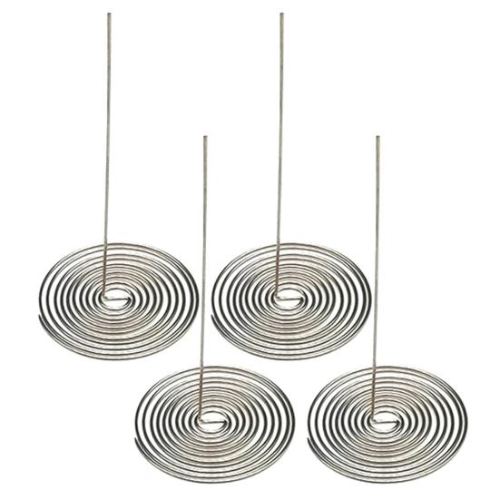 2/4Pcs Teapot Spout Strainer Portable Spiral Coffee Filter Tea Strainer Stainless Steel