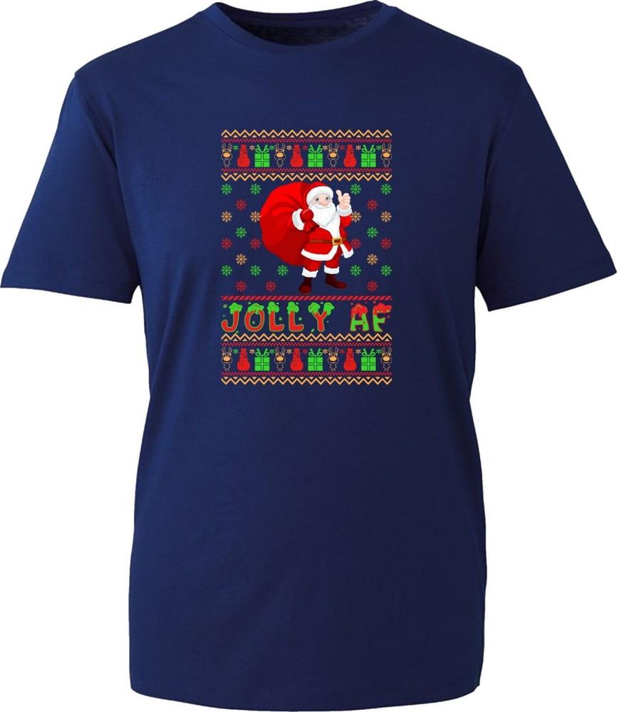 Jolly Af Santa Clause Dilly Dilly FunnyTShirt Christmas Santa Thumbs Up Xmas S