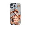 ONE PIECE Luffy Ace Mobile Phone Case iPhone17pm Trendy Cool Anti-drop Colored Silver IMD Apple 16pro Boys