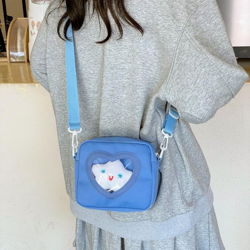 Toddler Girl Boy Cotton Shoulder Bag With Clear Design And Lightweight Carrying