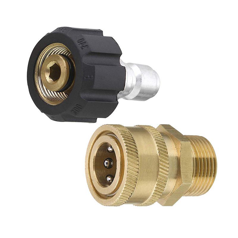 Adapter pistoletu myjki wysokociśnieniowej, złącze szybkozłączki 3/8” męskie i żeńskie