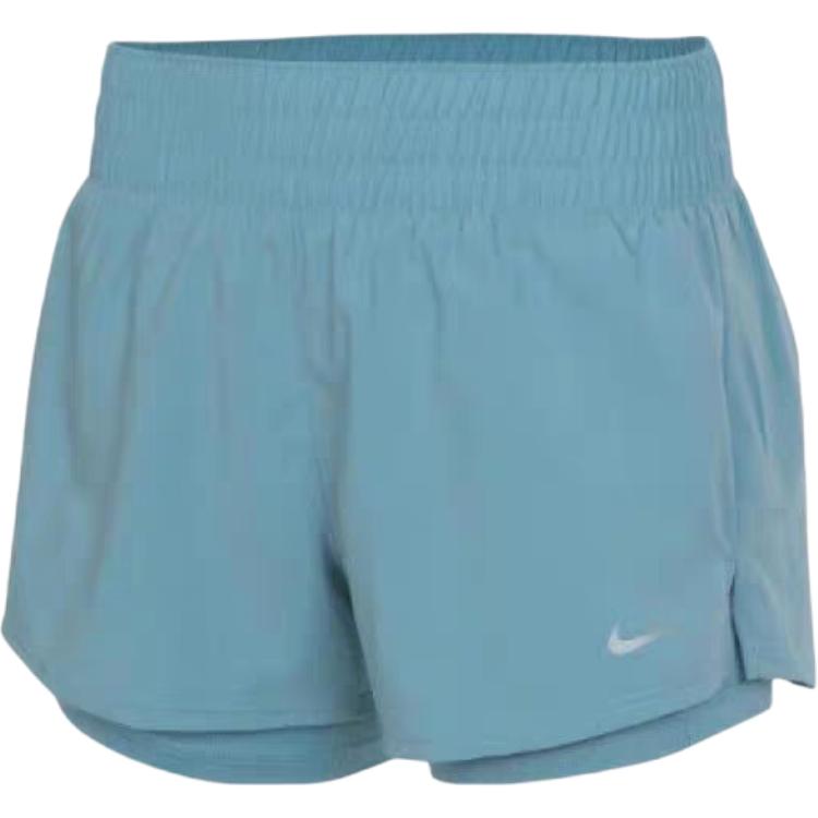 Nike As W Nk One Df Mr 3In 2N1 Srt Fashion Comfortable Soft Versatile Casual Sports Shorts Women Shorts Sky-Blue DX6013-464
