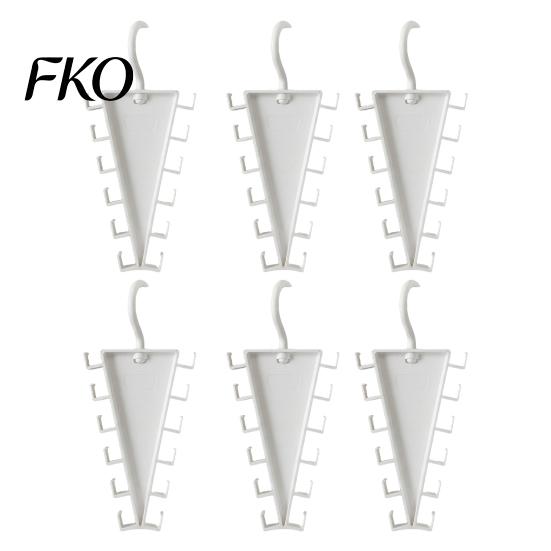 360 Degree Rotating Hook V Shaped Double-Sided Closet Organizer, Multi-Layer Vertical Hanger, with Scarf Hanger 12 Non-Slip Hooks Storage