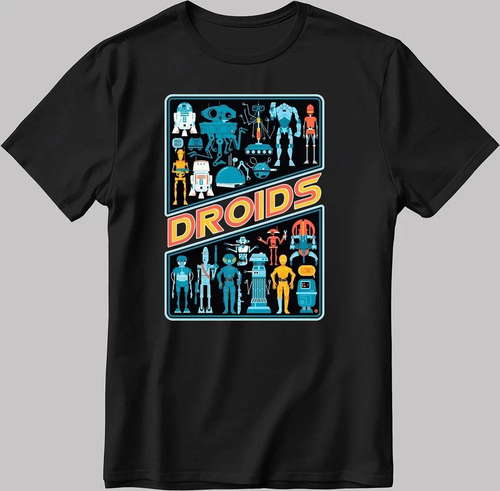 Droids Figure Star Wars Storm Trooper Black TShirt Size S4XL S
