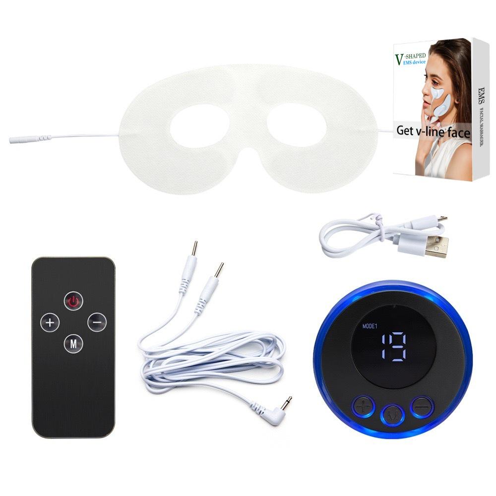 EMS Facial & Eye Microcurrent Massager: Lifting, Firming V-Face Beauty Device