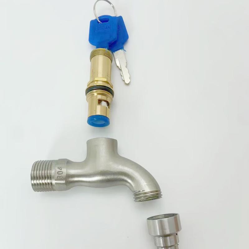 TLXT Outdoor Washing Machine Faucet with Lock