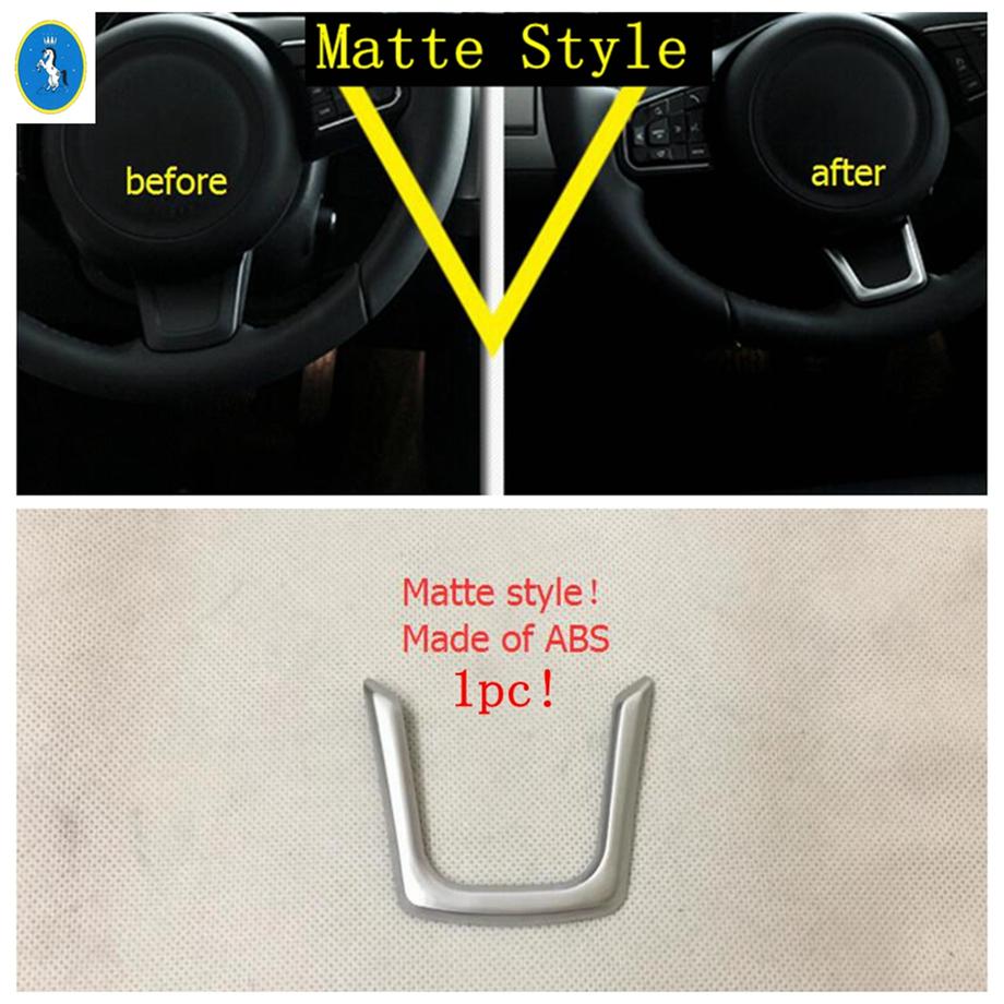 Matte Car Trunk Hook / Water Cup Holder / Window Lift  Decor Panel Cover Trim ABS Accessories For Jaguar F-Pace X761 2017 -