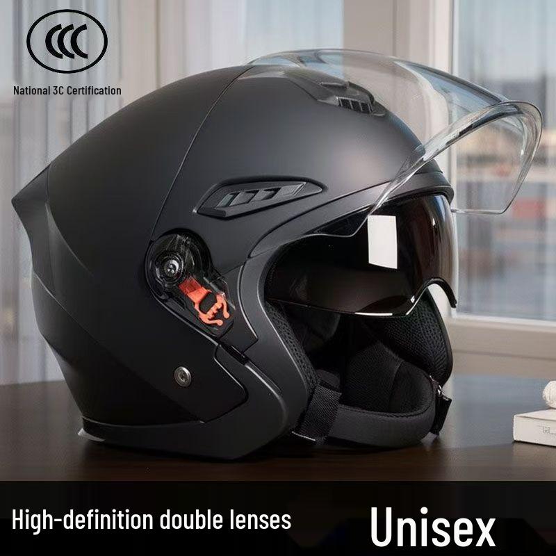 Women's Winter All-Season Half Helmet: Certified, Anti-Fog, Warm, and Safe