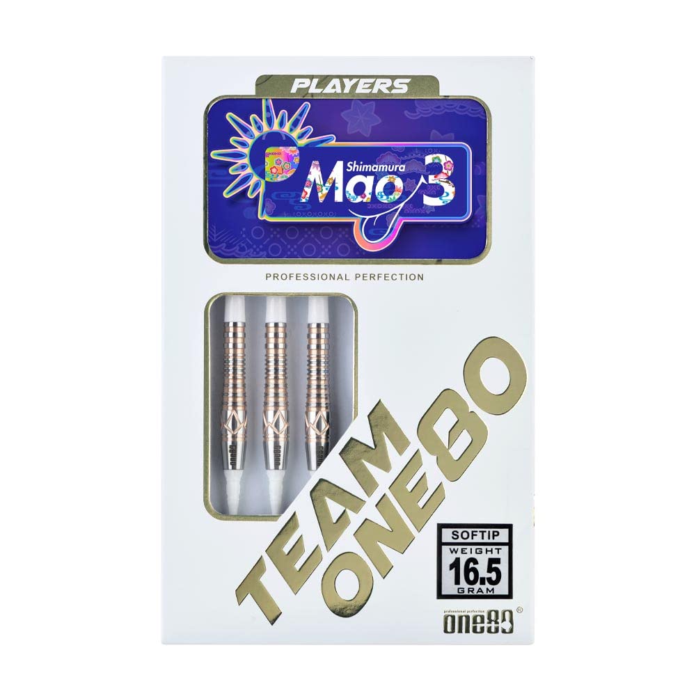 One80 Mao Shimamura 2BA Mao Shimamura Model Darts Barrel Dart Set Ver.3 16.5g