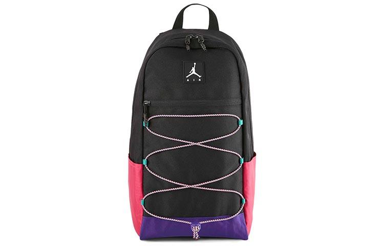 Jordan Men's Black Polyester Backpack Regular Unisex