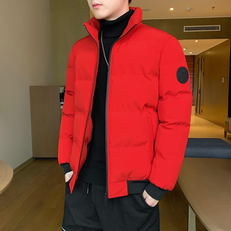 Mens Winter Puffer Jacket Fleece Lined Thick Warm Casual Coat Students