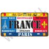 Retro Car 2D Metal Sign, Aluminum Wall Decor 15x30cm
