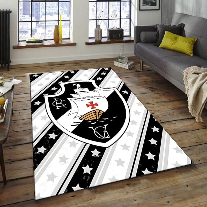 1pc Football Team Design Area Rug - Non-Slip, Soft & Cozy Floor Mat for Living Room, Bedroom, Office - Indoor/Outdoor Decorative Carpet