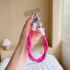 Party Gift Anti Loss Universal Short Wrist Strap with Patch Label Nylon Woven Color Hanging Rope Mobile Phone Lanyard Party Gift