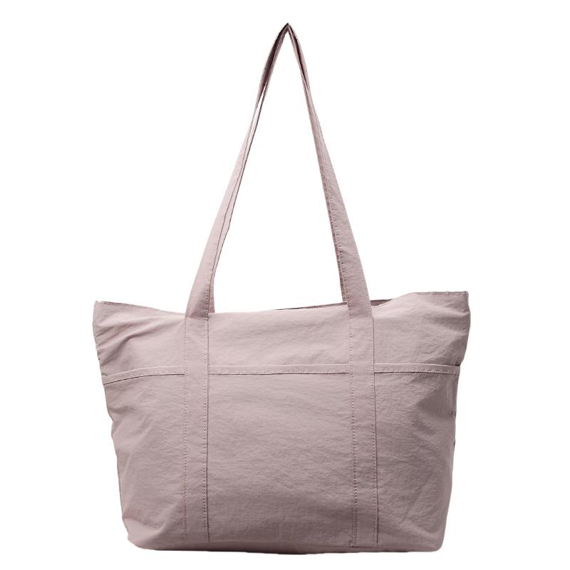 Women Large Capacity Tote Bag Commuter Canvas Bag Student Class Shoulder Bag