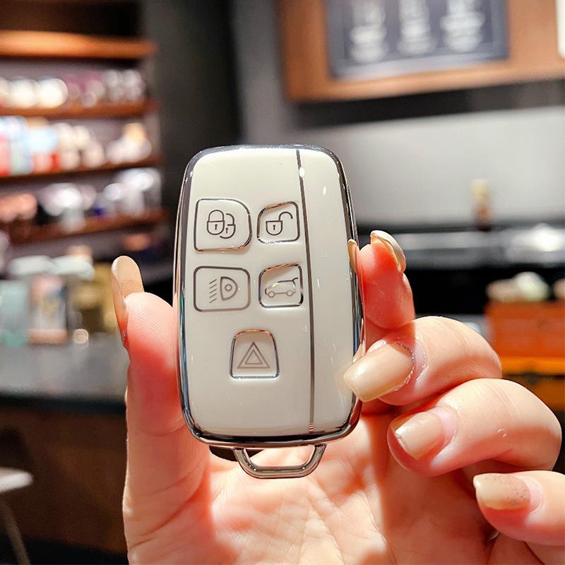 Husă Cheie pentru Land Rover Discovery Sport Range Rover Evoque Freelander Defender Jaguar Husă cu Cataramă