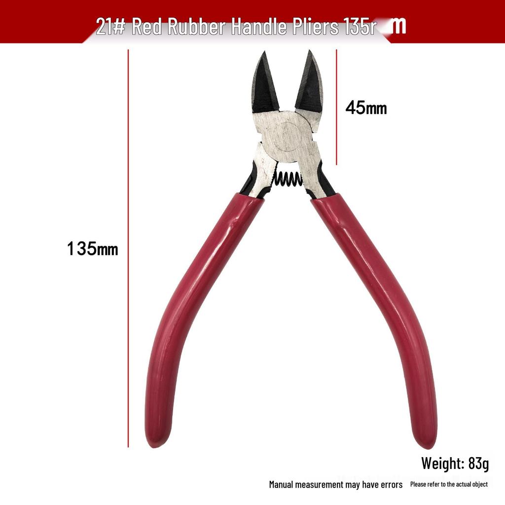 Precision Angled Industrial Wire Cutters: High-Hardness Manual Pliers for DIY & Electronic Components