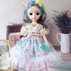 30cm Yitian Barbie Doll Set: BJD Doll with Music, Wedding Dress, and Outfit Changes