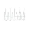 10Pcs Metal Mesh Panel Hangers Reusable Wear-resistant Net Panel Hooks Universal Removable Storage Hook Store Storage Display