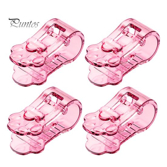 4 Stück niedliche Katzenpfoten-Steppdeckenhalter-Clip, nadelloser nahtloser Verschluss für Bettdecke, verhindert fest Verrutschen, universelle Bettlaken-Clips, rutschfeste Deckenecke