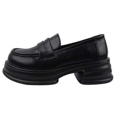 Mode 2024 Mode Neue Schuhe mit runder Zehenpartie und dicker Sohle Vielseitige Slipper zum Hineinschlüpfen Plateau-Schuhe  Plateauabsätze  Absätze  Damenschuhe