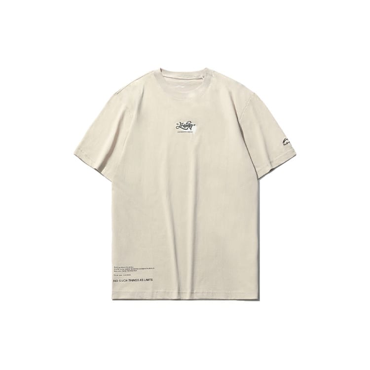 Li Ning T Shirt Men's Silver Fish Gray AHSR079-2