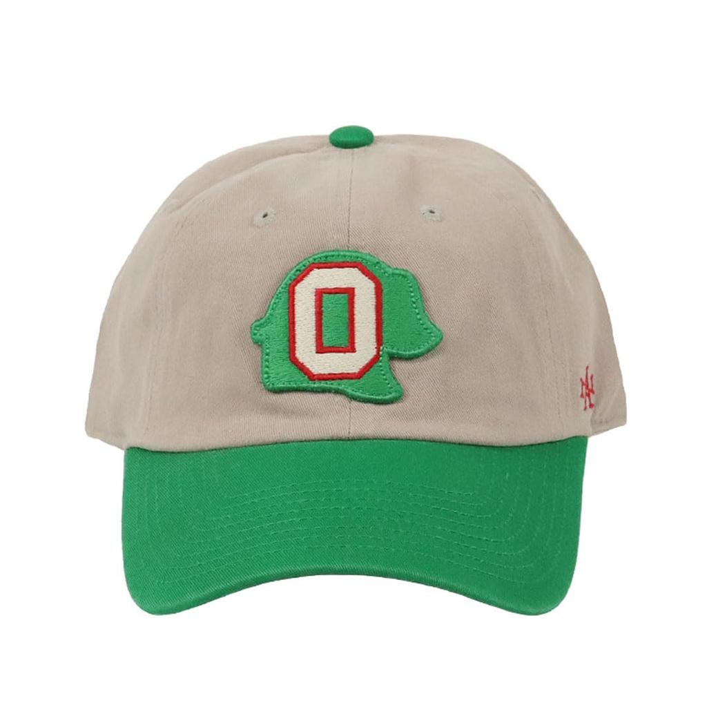 American Needle Oakland Oaks PCL Logo Cap, Men's/Women's Minor League Baseball Low Cap, Unisex, Gray/Kelly Green