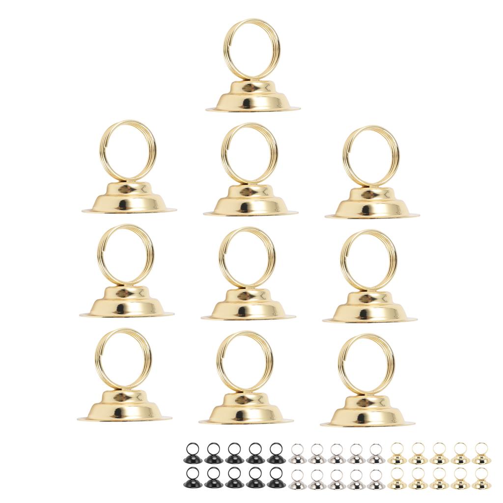 10pcs Table Number Holders Place Card Holders Metal Wire Picture Holders Cards Stand Name Menu Clips