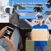 4K 8MP WiFi Security Camera Outdoor Fixed 180° Wide Angle Panorama Cam Video Waterproof Surveillance CCTV 6MP Dual Lens Cameras