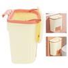 Under Sink Trash Can Large Capacity Wall Mountable Space Saving Hanging Garbage Bin with Lid for Kit