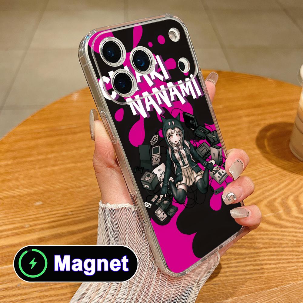 Danganronpa Chiaki Nanami Phone Case for iPhone 17 16 15 14 13 12 11 Air Pro Max Plus Mini Soft TPU Clear Magsafe Cover