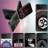Om Symbol Meditation and Creativity Coque For Samsung Z Flip7 6 Galaxy Case Shockproof Z Flip5 Z Flip3 4 5G Hard Cover Phone TP
