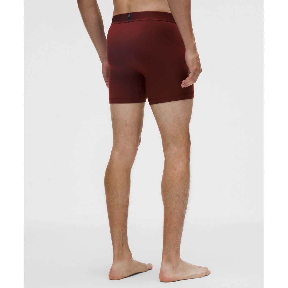 Lululemon Always In Motion Boxer 5   3 Pack True Navy Rockwood Nutmeg