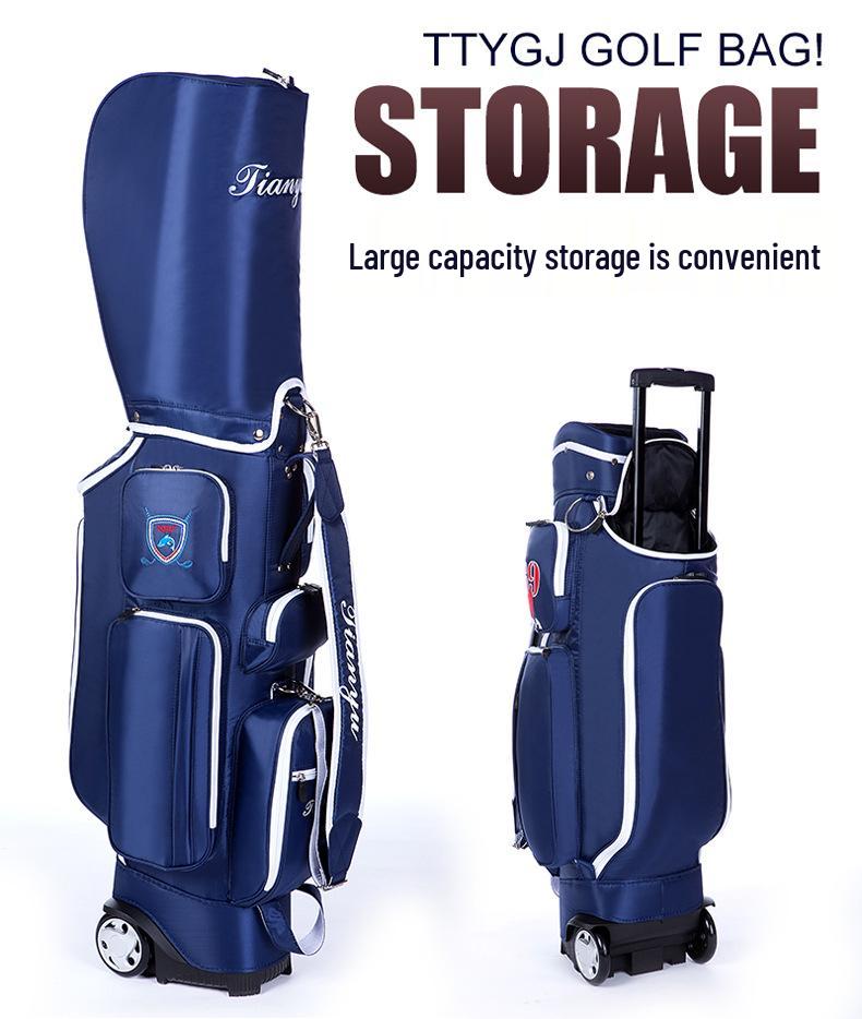 Waterproof Trolley Golf Bag: Lightweight, Wear-Resistant Club Storage for Men & Women