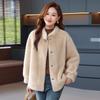 Elegant Mink Velvet Autumn/Winter Coat for Middle-Aged and Elderly Women