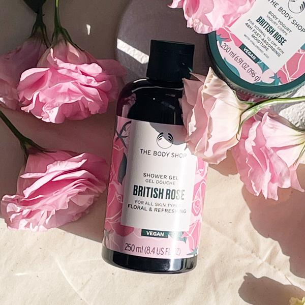 [The Body Shop] British Rose Shower Gel Body Wash 250ML