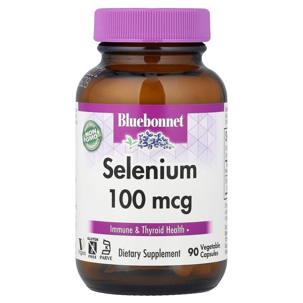 Bluebonnet Selenium 100mcg V-Cap Vegan 1 Pcs 90 Tablets