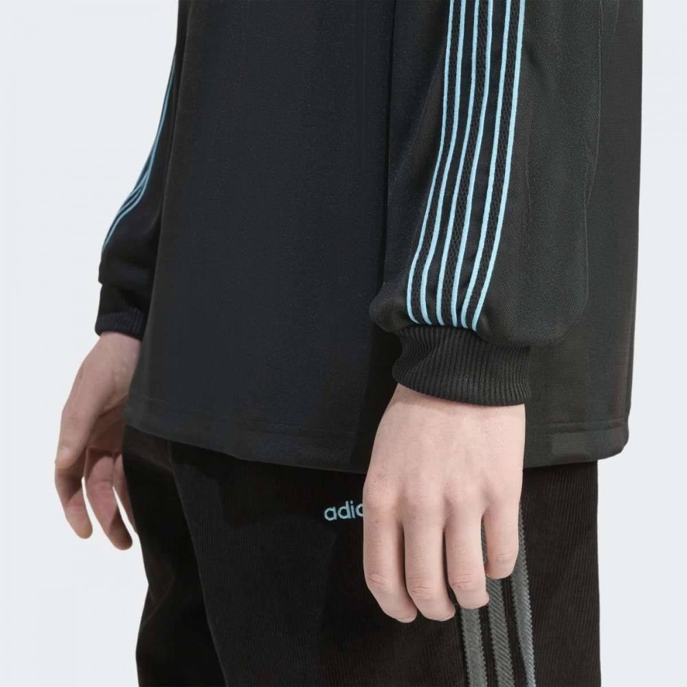 Adidas Long Sleeve Jersey Loose Fit Crewneck Black  Jx3099 