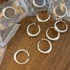 Xiaomi 925 Sterling Silver Rings For Women Men Fine Jewelry Finger Adjustable Open Heart CZ Ring For Party Birthday Gift