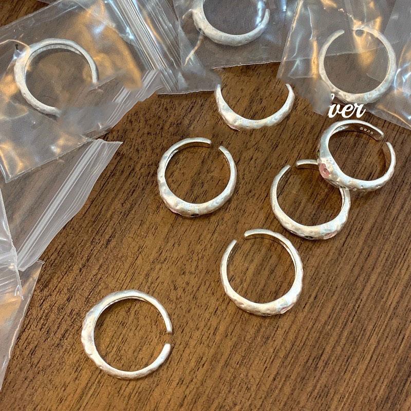Xiaomi 925 Sterling Silver Rings For Women Men Fine Jewelry Finger Adjustable Open Heart CZ Ring For Party Birthday Gift