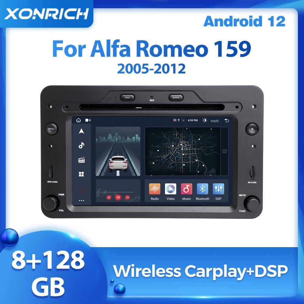 

6.2-Inch Android 12 Car DVD GPS for Alfa Romeo 2006-2013 Models 8-core 4+64 with wireless CarPlay