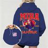 Women KPop Demon Hunters Hoodie with Mira Graphic Character Perfect for Autumn Winter Casual Wear  Fashionable Outdoor Pullover