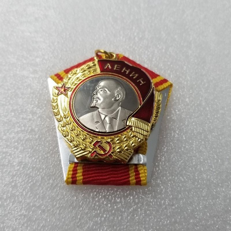 Medaglia militare dell'Ordine sovietico di Lenin Medaglia militare russa Distintivo CCCP