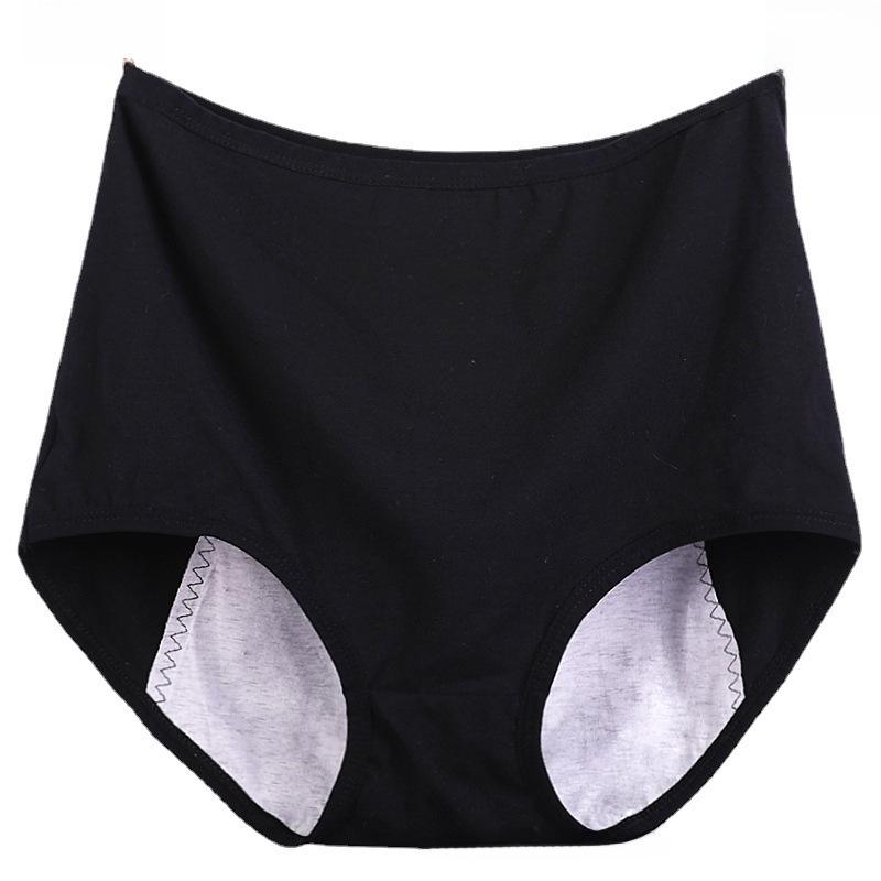High Waist Menstrual Leak-Proof Cotton Underwear for Plus Size