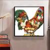 New Arrival 5D DIY Full Circle Diamond Painting "Rooster" Embroidery Cross Stitch Home Decor Gift