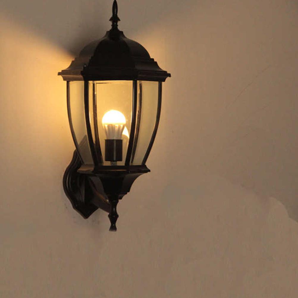 1Pcs Outdoor Waterproof Wall Lamp Vintage Hexagonal LED Wall Light for Yard Corridor Porch Garden Exterior