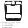 Für SUBARU FORESTER IMPREZA XV CROSSTREK WRX LEVORG 2013+ Stereo-DVD-Player Panel Armaturenbrett-Einbausatz Rahmen 9 Zoll Radioblende passend